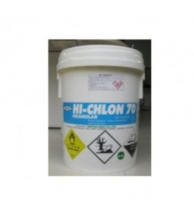 Hóa chất Chlorine Nippon 70% Nhật (45kg/thùng)